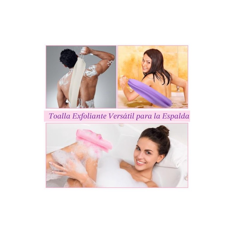 7 Exfoliantes de Espalda para Ducha Exfoliante Corporal de Nailon