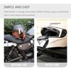 Motorcycle Helmet Lock with Combination Lock,Retractable Motorcycle Locks Anti Theft
