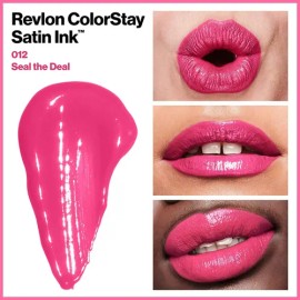 Labial Líquido Revlon Colorstay Satin Ink Seal The Deal Acabado Labial acabado Satinado Color Colorstay Revlon                                        