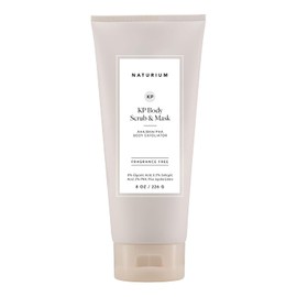 Naturium KP - Exfoliante corporal y mascarilla para queratosis pilaris, borra protuberancias, exfoliante para la ducha y la piel, 8 onzas