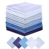 Mens Handkerchiefs Cotton Large 15PCS Handkerchiefs for Men Cotton 40CM,