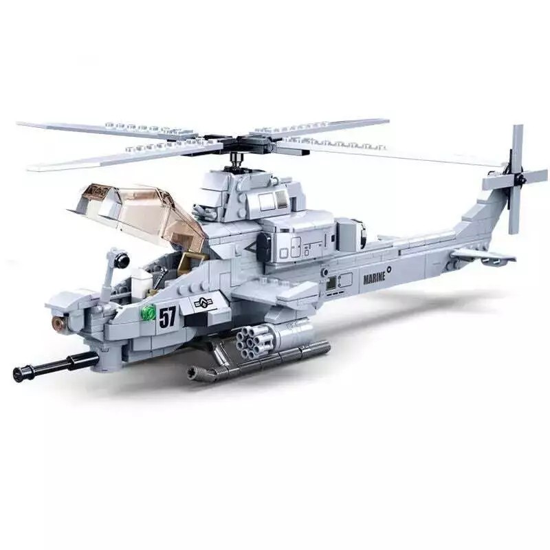 General Jim's Toys & Bricks AH-1Z Viper Attack Helicopter Building