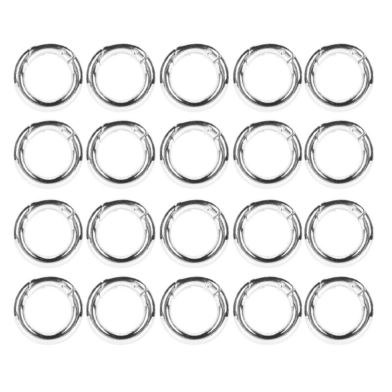 20pcs Spring Ring Clasps Innovative DIY Hand Crafted Copper Spring