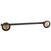Towel Bar Copper Retro Space Saving 40CM Multifunctional Tilt Proof