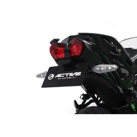 Active (Active) Fender Brushless Kit Black LED License Plate Light with Ninja H2 SX 18/SX SE 18 1157091