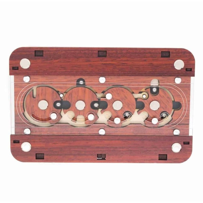 Viking Puzzle Box - Brainteaser Trick Box Handmade by Jean-Claude