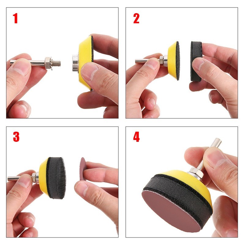 244pcs 2inch Sanding Discs Pad Kit, 50 mm Hook and
