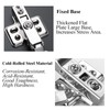 JVHLOV 6 Kitchen Cupboard Hinges, Soft Close Cabinet Hinges, 110