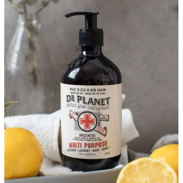 DR PLANET Castile Soap - Unscented, 2.5L