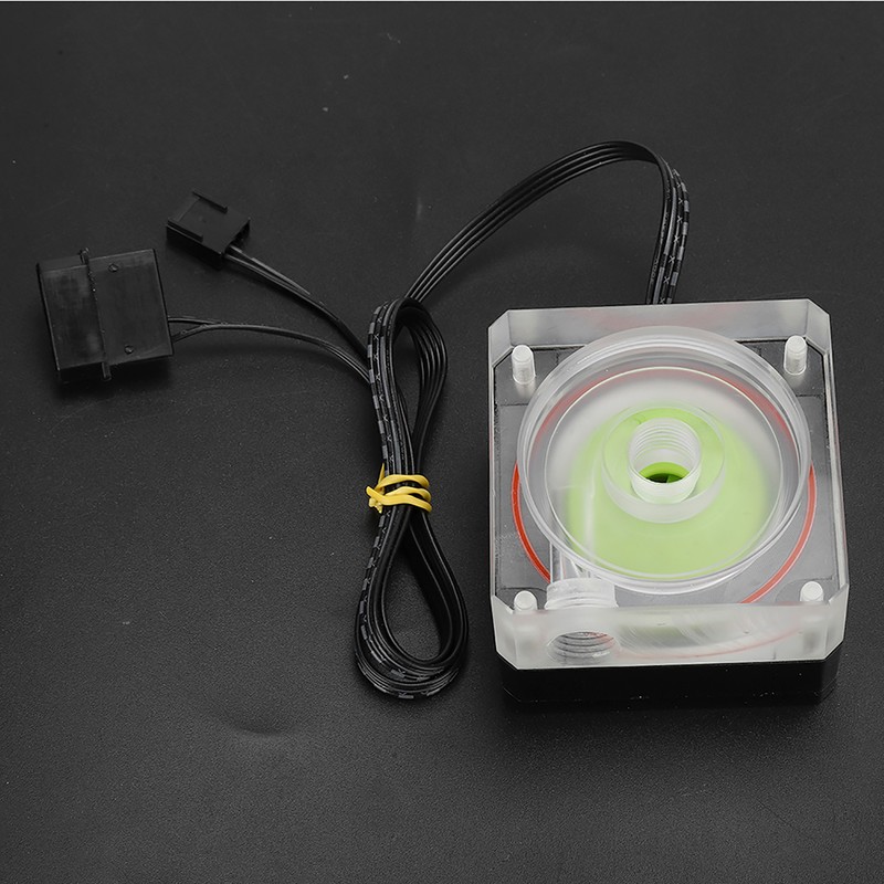 Water Cooling Pump Ultra Thin PMMA PWM Speed Control 3