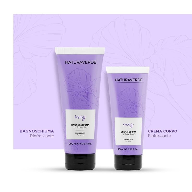 NATURAVERDE | Gift Set Iris, Shower Gel Iris 200 ml