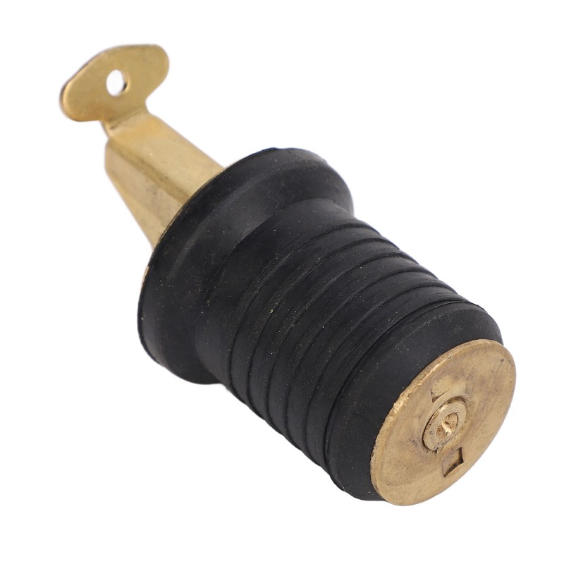 Boat Live Well Plug Brass Livewell Bait Well Drain Plug