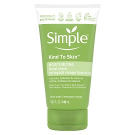 Simple Kind to Skin Face Wash Cleanser for All Skin Types Moisturizing Cleanses and Hydrates 5 oz