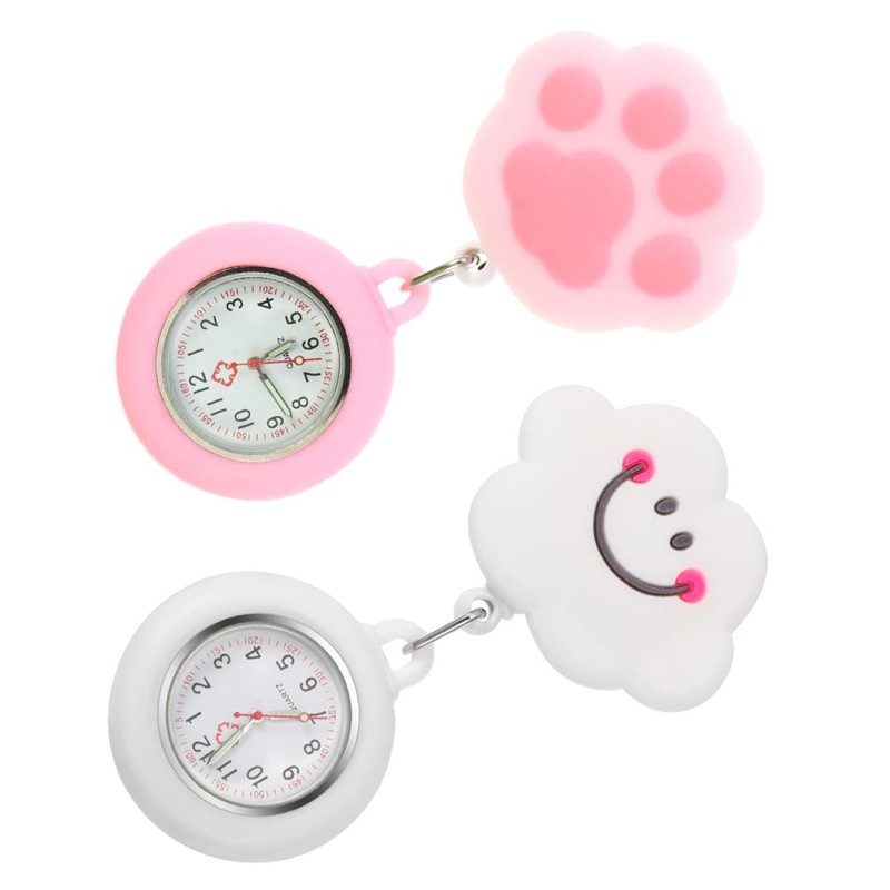 Gatuida 2sets Adorable Digital Nurse Watch Fob Ideal for Nurses