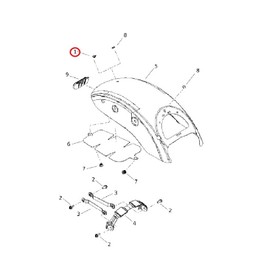 Harley Davidson Seat Hole Plug 761