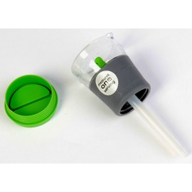 Jokari Healthy Steps Portion Control Dressing Lid 1-Pack Bright Green