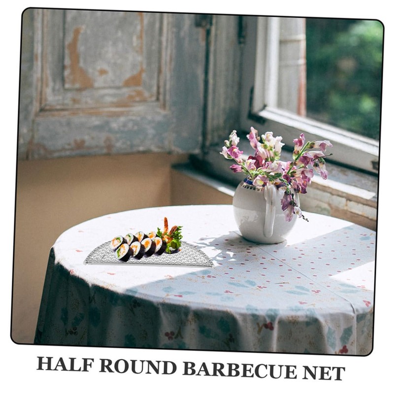 Abaodam Stainless Steel BBQ Mesh Grill Net Durable Grill Mat