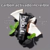Hola Cuidado oral activado carbón dientes blanqueamiento sin fluoruro y