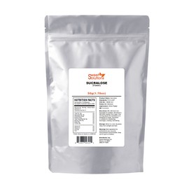 Pure Sucralose (Powder) 50G, Meets FCC & USP Standards