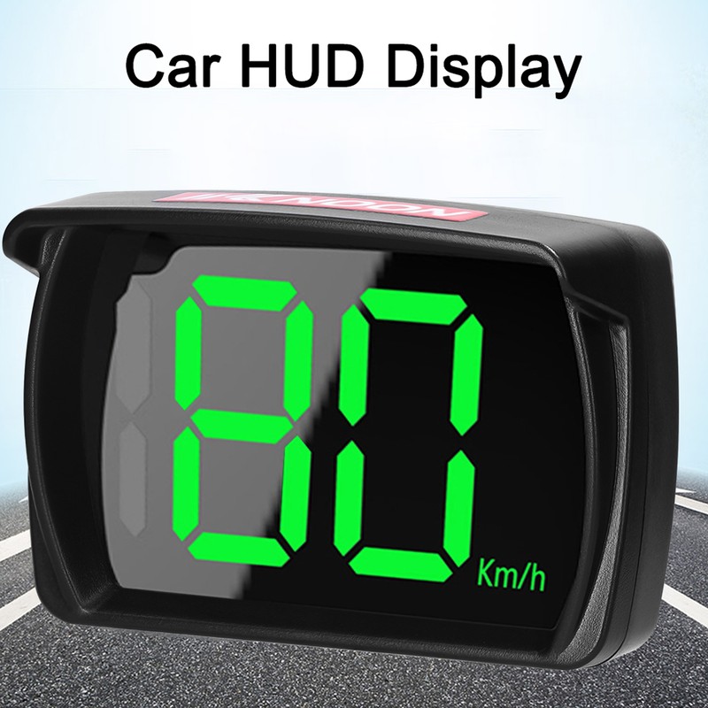 KKNOON Car Headup Display KM/H MPH GPS Digital Speedometer with