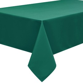 Home Direct Extra Large Rectangular Fabric Tablecloth 140x240cm 55"x94" Teal