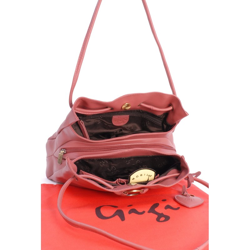 Gigi - Ladies Leather Shoulder Bag - Medium Tote Handbag