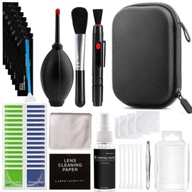 MOYAC Kit de Limpieza de Cámara 40 en 1, Adecuado para Limpiar Cámaras, Teléfonos Móviles, Computadoras, Anteojos, Relojes