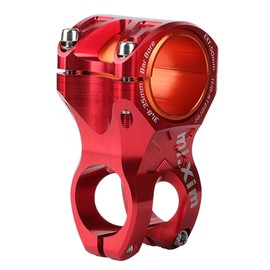 31.8*50mm Aluminium Alloy Short Bike Bar Handlebar Stem Riser Bicycle Parts(red)