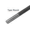 sourcing map Chainsaw File 13/64"(5mm) Chrome Steel Double Cut Round