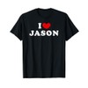 I Love Jason, I Love Jason T-Shirt, black