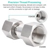 GRYVOZE CGA-320 to CGA-580 Adapter, CO2 to Argon Tank Adaptor