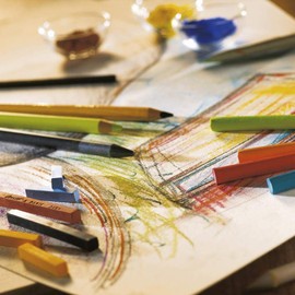 Conté a Paris 2119 Pastel Pencils with High Light Fastness Made of High-Quality Pigments for Sketches and Portraits, Diameter Lead 5 mm, Diameter Pen 8.5 mm - Purple