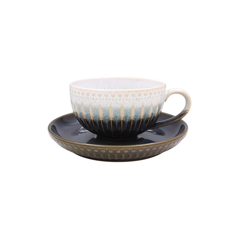 Lesser & Pavey Reactive Glaze Cup & Saucer Elements for