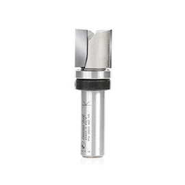 Amana Tool 45463-S Carbide Tipped Flush Trim Plunge Template 3/4 D x 3/4 CH x 1/2 Inch SHK w/Upper Ball Bearing Router Bit