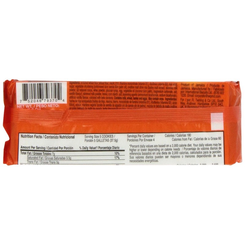 Ovaltine Biscuits, 150-Gram Packages (Pack of 24)