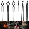 Beginner blacksmith tongs Blacksmith Forge Tong Tools Set Includes 1/4