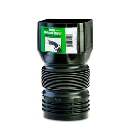 Flex Drain Downspout Adapter, 3 x 4 x 4-In.