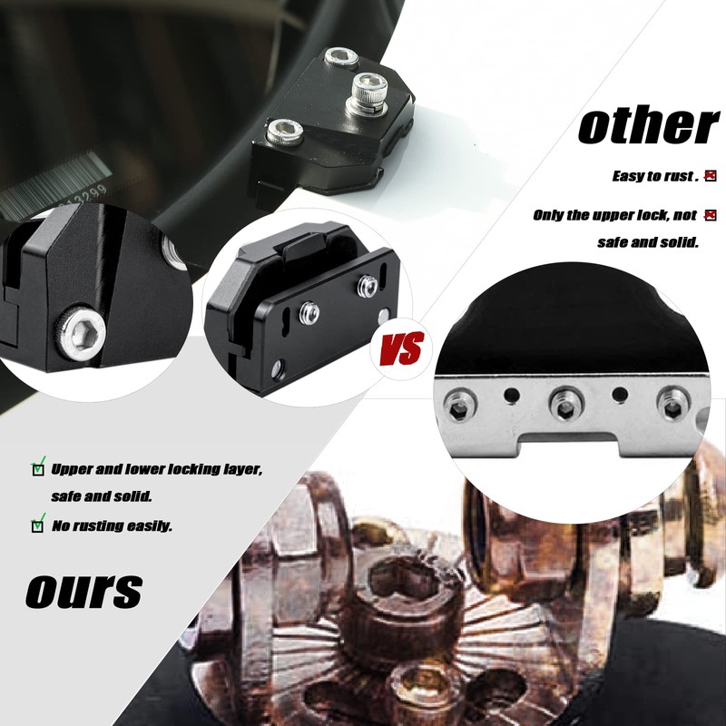 Universal Hood Mounting Bracket - Ditch Light Brackets 2PCS Kit