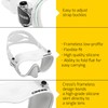 Cressi F1 Frameless Mask for Diving and Snorkelling Sizes L