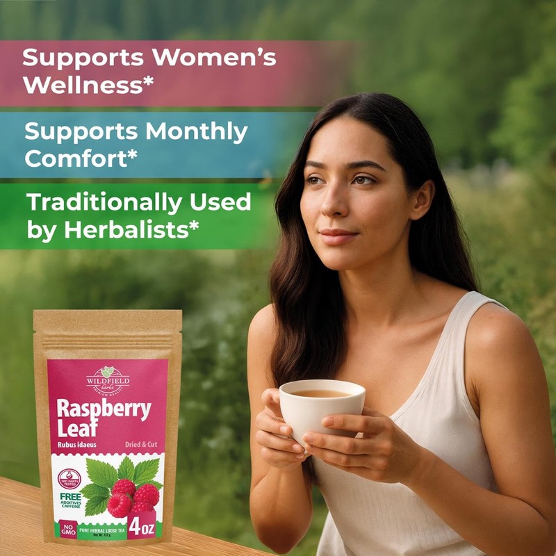 100 Bags Raspberry Leaf Tea Rasberry Leaf Herbs (Rubus Idaeus