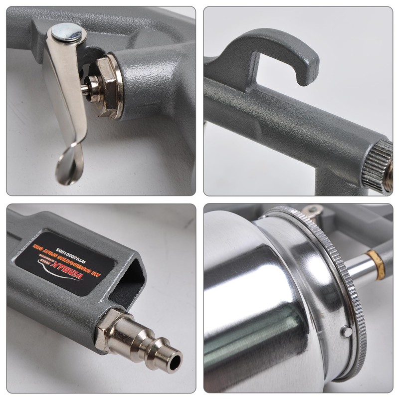 Air Undercoating Spray Gun with Suction Feed Cup