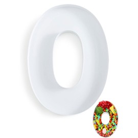 Hayaww Cardboard Letters Fillable Candy Box Cardboard Letters Papier Mache Box in Letter Shape Birthday Treat DIY Gift Box in Letters Number Shape Letters Wall Decoration (O)