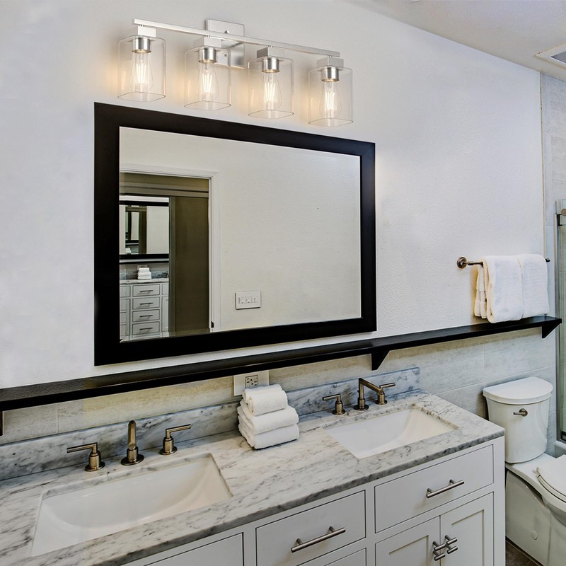 Espird 4 Light Bathroom Vanity Light - Brush Nickel Bathroom