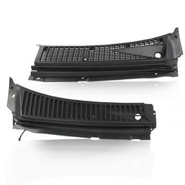 G-PLUS Windshield Wiper Vent Cowl Screen Cover Grille Panel Compatible with Ford F250 F350 F450 F550 Super Duty 1999-2007/Fit Ford Excursion 2000-2005 3C3Z-25022A68-AAA 4C3Z-25022A69-AAA