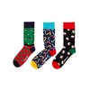 FOOT-IES Unisex Adults Holiday Tree (Pack Of 3) Socks, Multicolor,