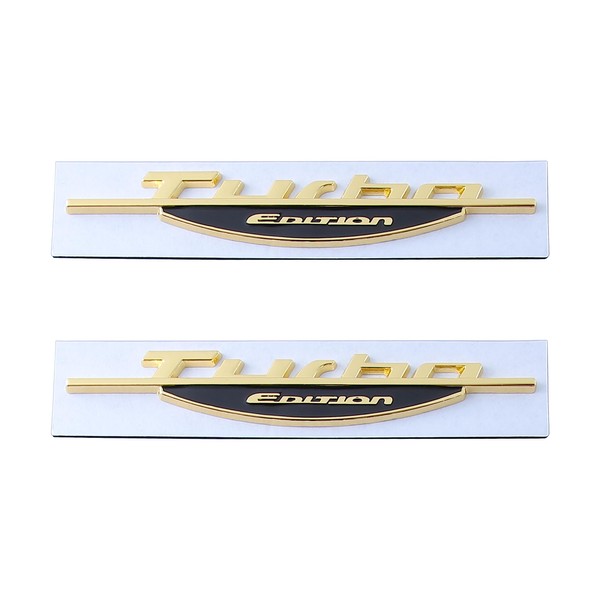 Turbo Edition Emblem Car Badge Sticker Suitable for Universal Cars