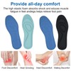 2 Pairs of Memory Foam Insoles, Comfort Breathable Massage Insoles,