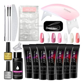 Kit De Uñas De Gel Polivinílico Con Kit Poligel De Extensión