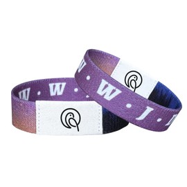 Clickslock Daily Bible Verse Bracelet, NFC Wristband with Inspirational Christian Scripture, Christian Gifts for Women Men（Fantasy Violet）