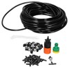 15m Water Misting Cooling System Garden Irrigation Sprinkler Nozzle Set